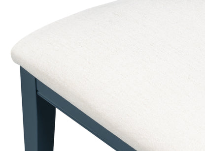 Deco Side Chairs Blue White