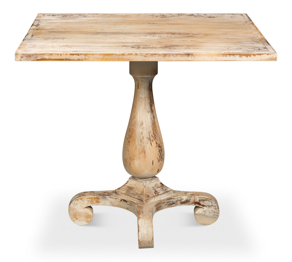 Bistro Table  Antique Oak