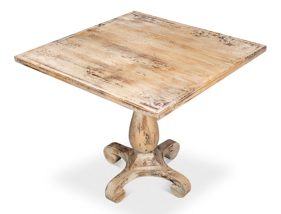 Bistro Table  Antique Oak