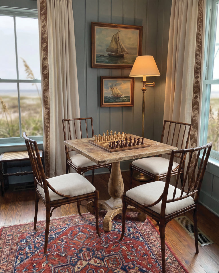 Bistro Table  Antique Oak