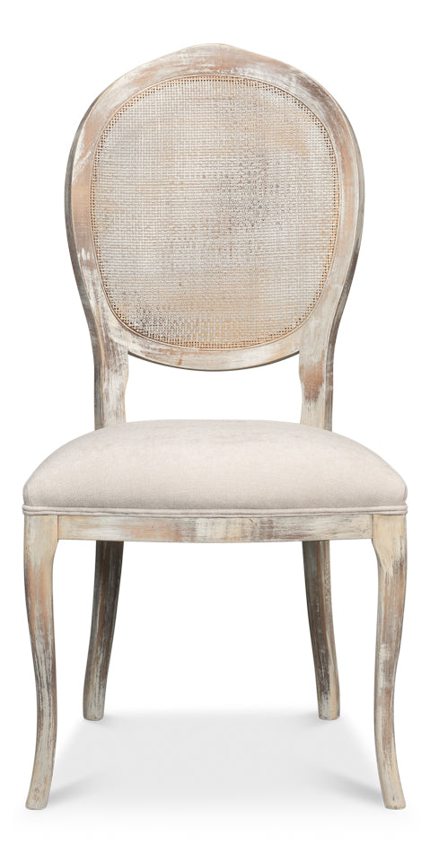 Oval Cane Back S/Chairgrey Oak Taupe