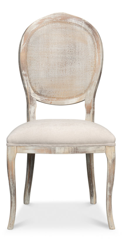 Oval Cane Back S/Chairgrey Oak Taupe