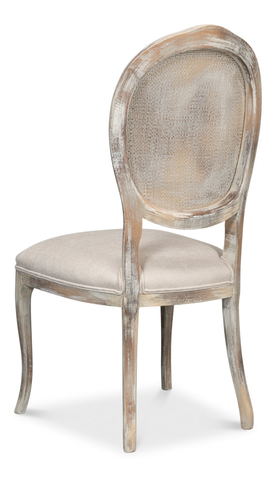 Oval Cane Back S/Chairgrey Oak Taupe