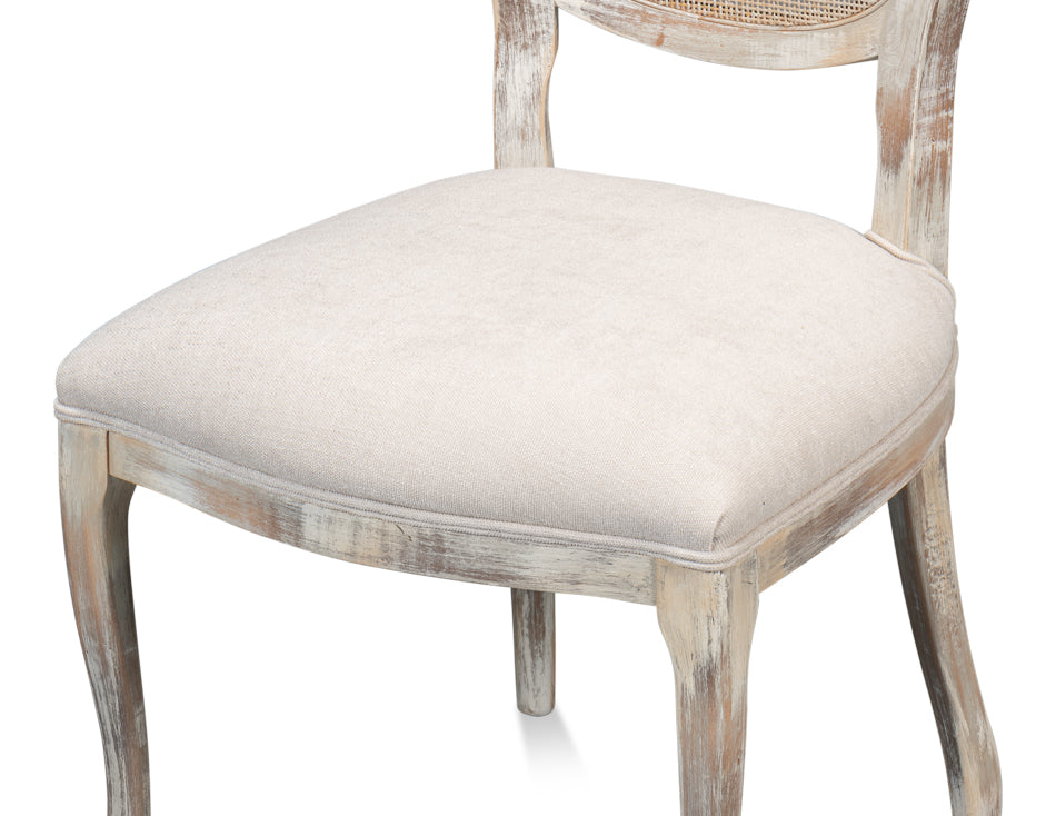 Oval Cane Back S/Chairgrey Oak Taupe