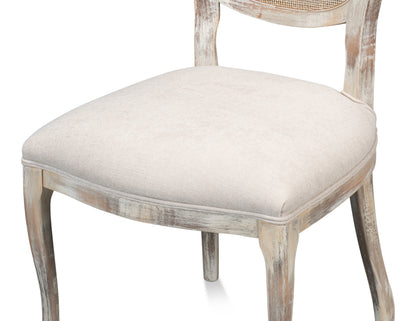Oval Cane Back S/Chairgrey Oak Taupe