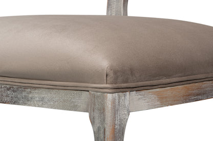 Oval Cane Back S/Chair Grey Oak Grey