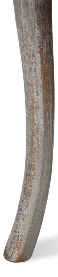 Oval Cane Back S/Chair Grey Oak Grey