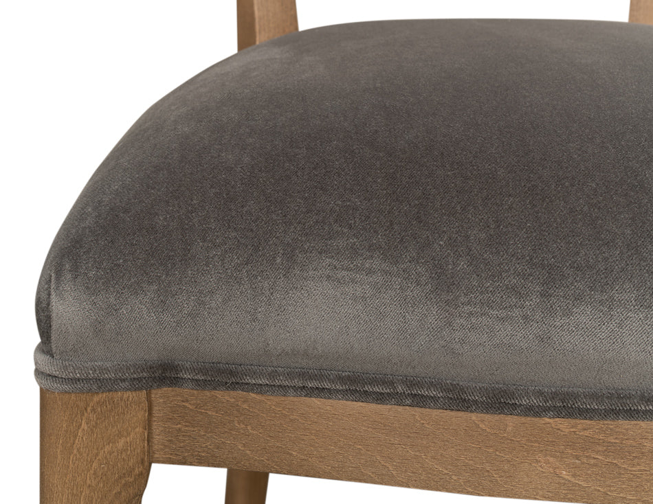 Oval Cane Back S/Chair Drftwdcharcoal