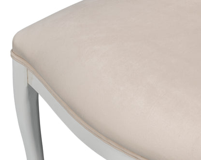 Oval Cane Back S/Chair Cortina White