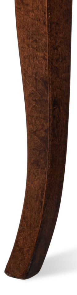 Goccia Side Chair Walnuttaupe Velvet