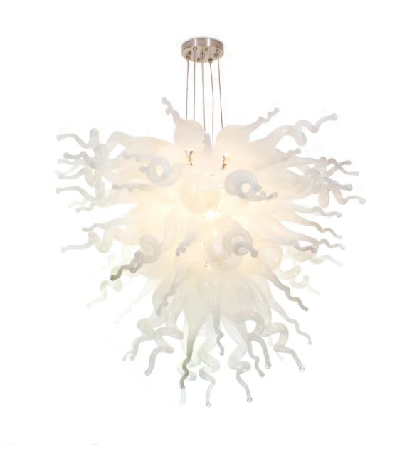 Mouthblown Glass Chandelier