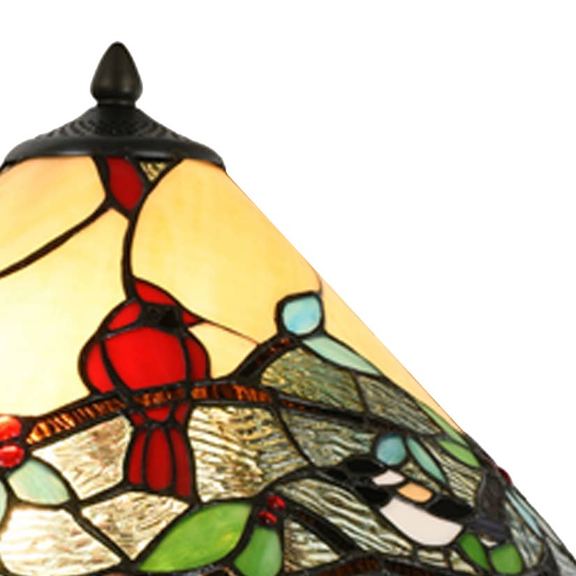 Red Cardinal Tiffany Lamp