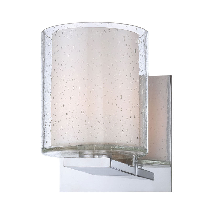 Combo 1 lite Bubble Outer Glass Opal Inner Pol.Chrome