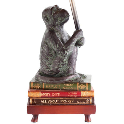 Mica Shade Monkey Lamp