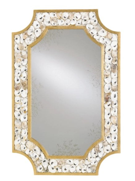 Rectangular Oyster Shell Mirror