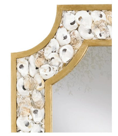 Rectangular Oyster Shell Mirror