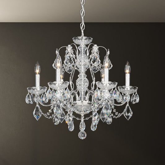 Century 6 LT Chandelier shown Polished Silver