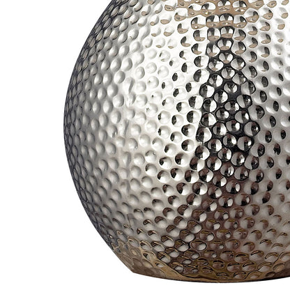 Hammered Chrome 21.5" Table Lamp 
