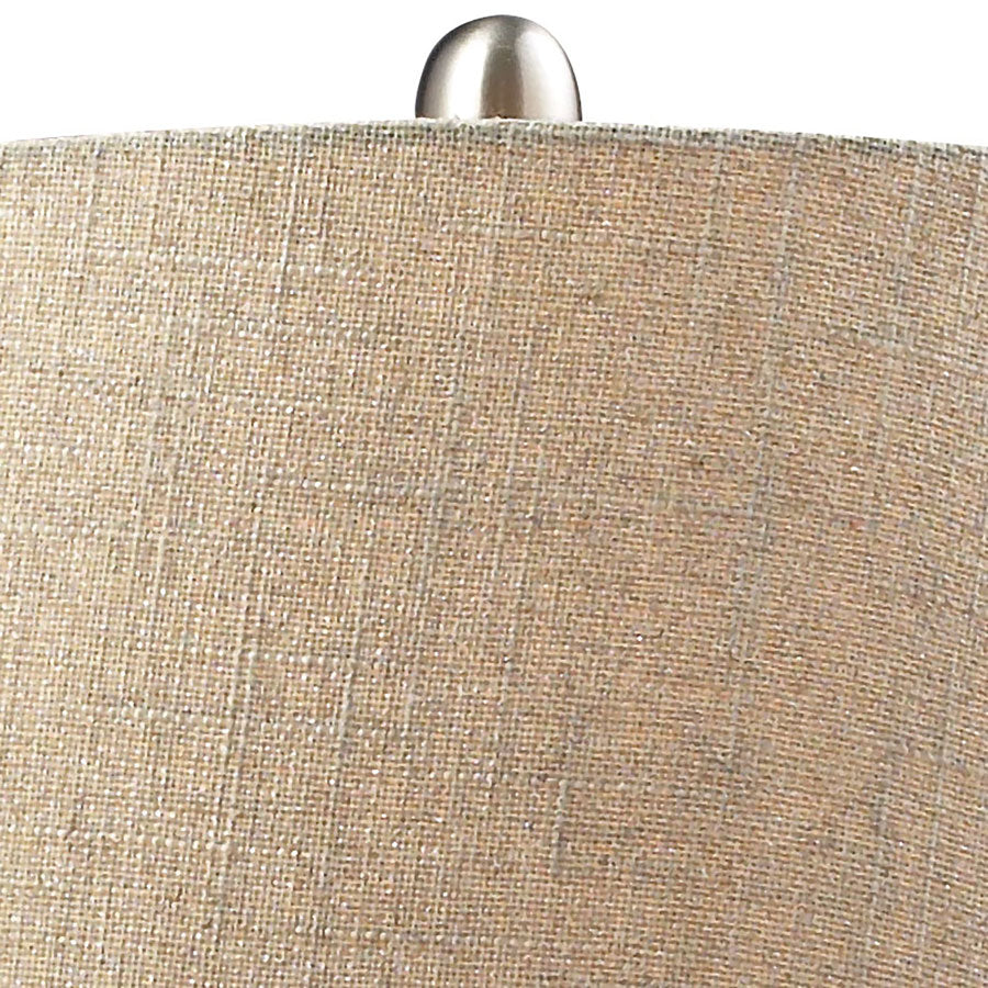 Smoked Glass 25"Table Lamp 