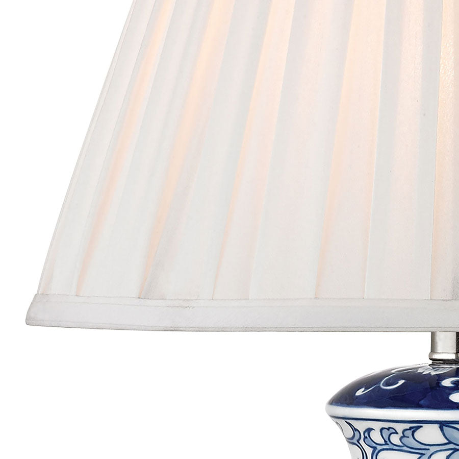 HAIGHT 28" HAND PAINTED CERAMIC TABLE LAMP WITH ACRYLIC BASE