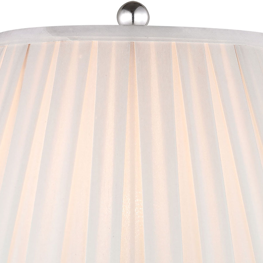 HAIGHT 28" HAND PAINTED CERAMIC TABLE LAMP WITH ACRYLIC BASE