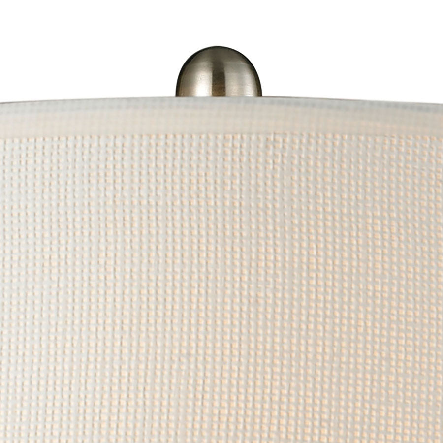 Blue Hammered Glass 27" Table Lamp