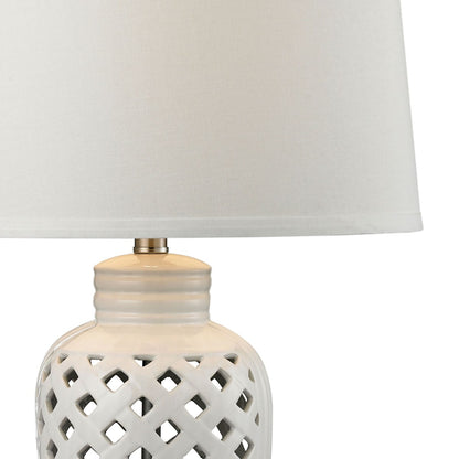 Openwork 27" Table Lamp