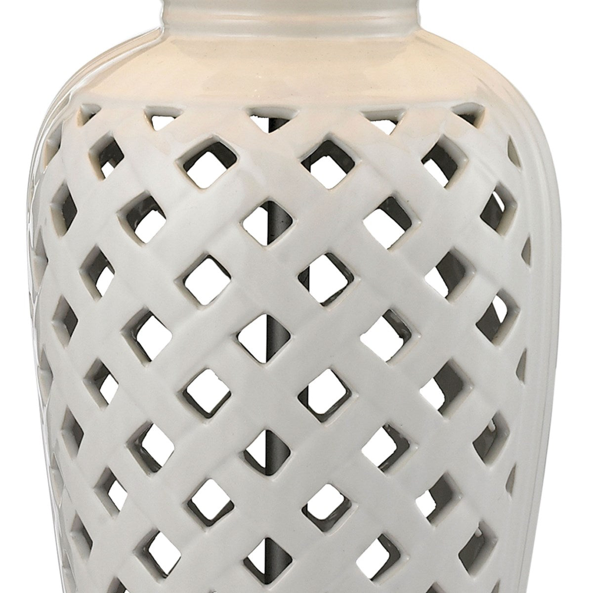 Openwork 27" Table Lamp