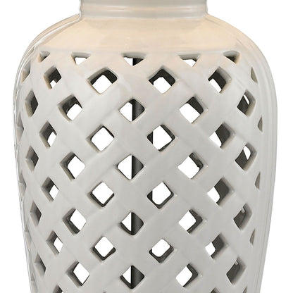 Openwork 27" Table Lamp