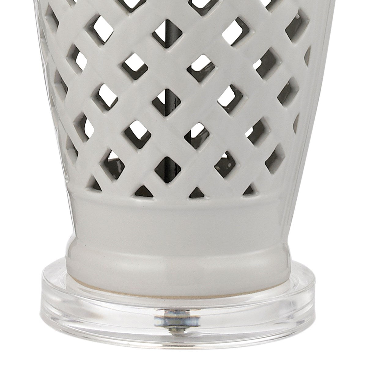 Openwork 27" Table Lamp