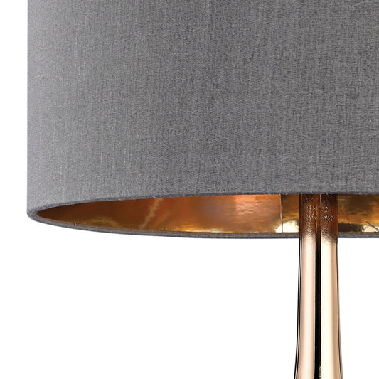 18" Gold Cone Neck Lamp