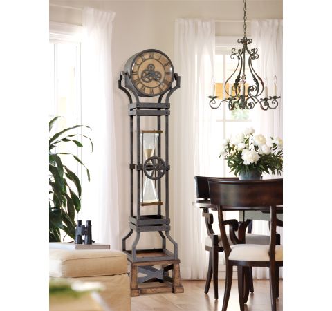 Hour Glass Floor Clock