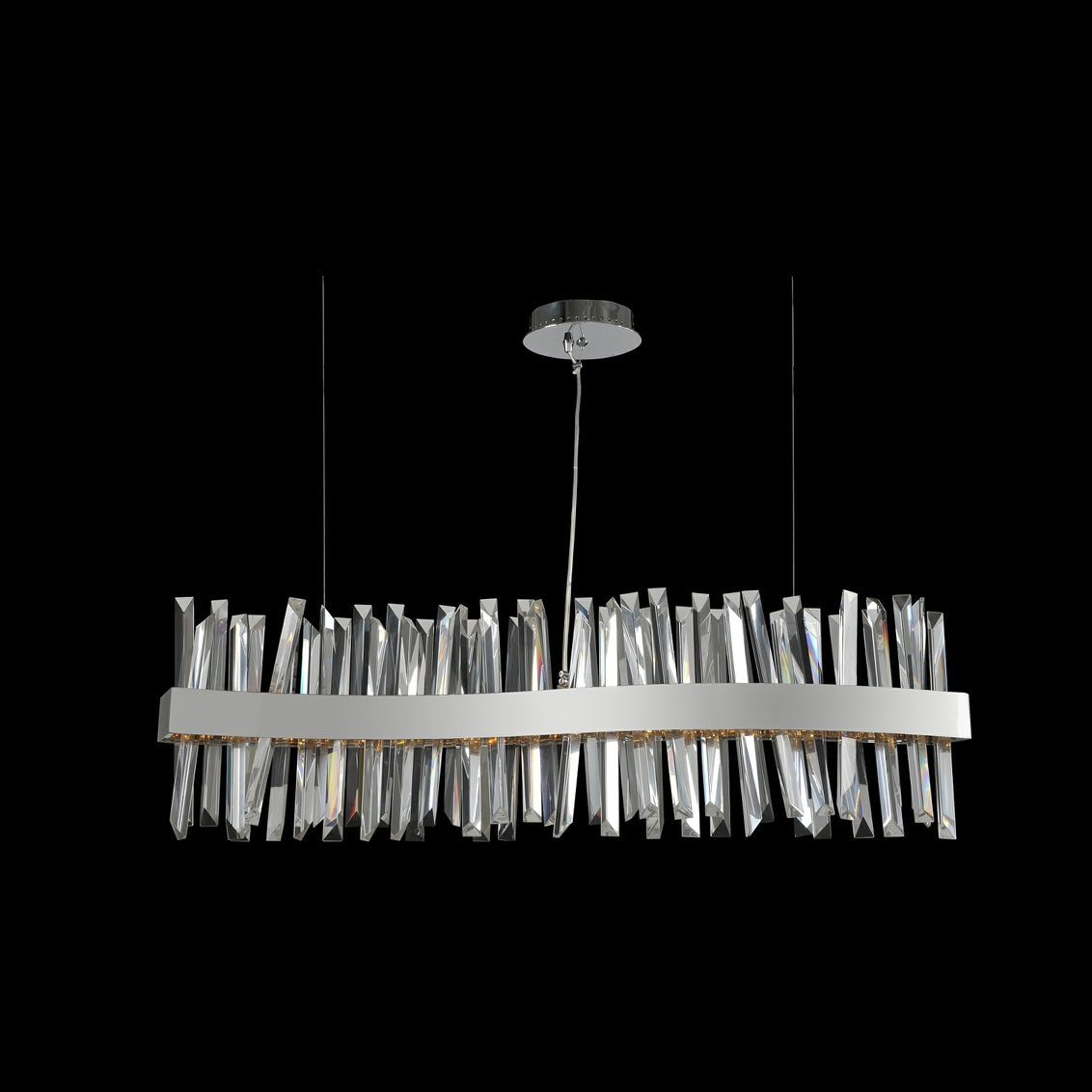 Glacier 42 Inch LED Wave Island