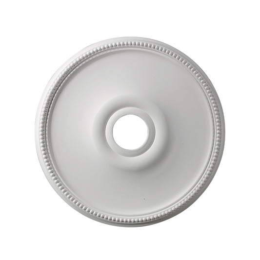 Brittany Medallion 19 Inch in White Finish