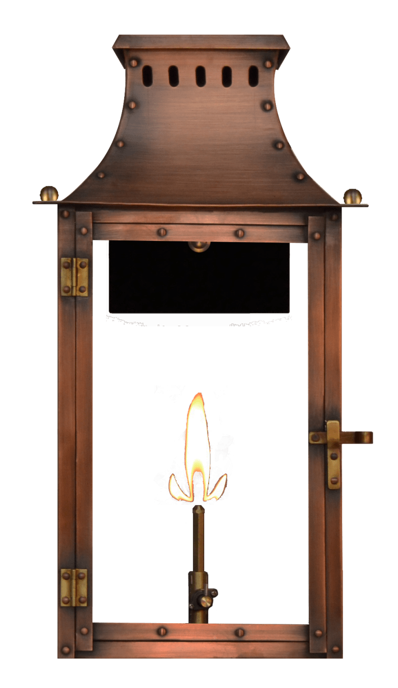 MARKET STREET 21" GAS WALL MOUNT LANTERN
