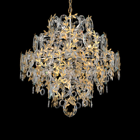 CONCETTA 8 LIGHT CHANDELIER IN HEIRLOOM FINISH RADIANCE CRYSTAL