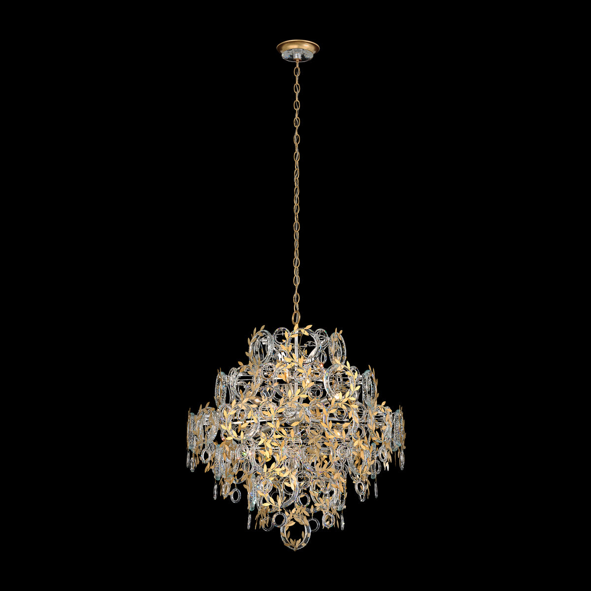 CONCETTA 8 LIGHT CHANDELIER IN HEIRLOOM FINISH RADIANCE CRYSTAL