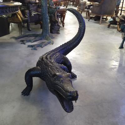 ALLIGATOR FOUNTAIN  (BRONZE) 