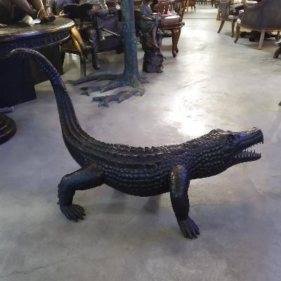 ALLIGATOR FOUNTAIN  (BRONZE) 