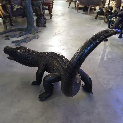 ALLIGATOR FOUNTAIN  (BRONZE) 