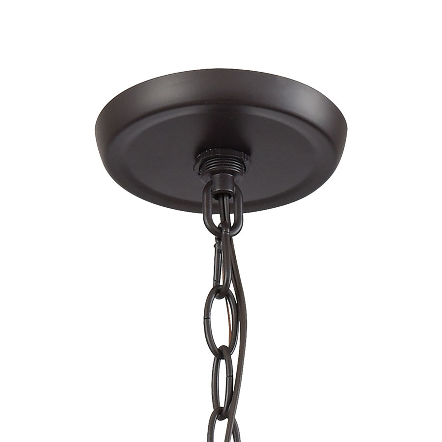 Kingston 6 Chandelier Oil Rubbed Bronze/Brushed Antique Brass | Fischer ...